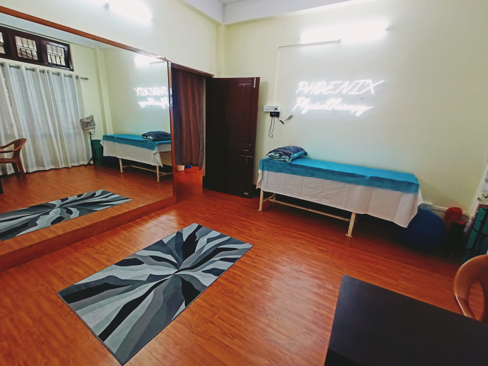 Exercise and rehabilitation room at Hengrabari Forestgate Clinic
